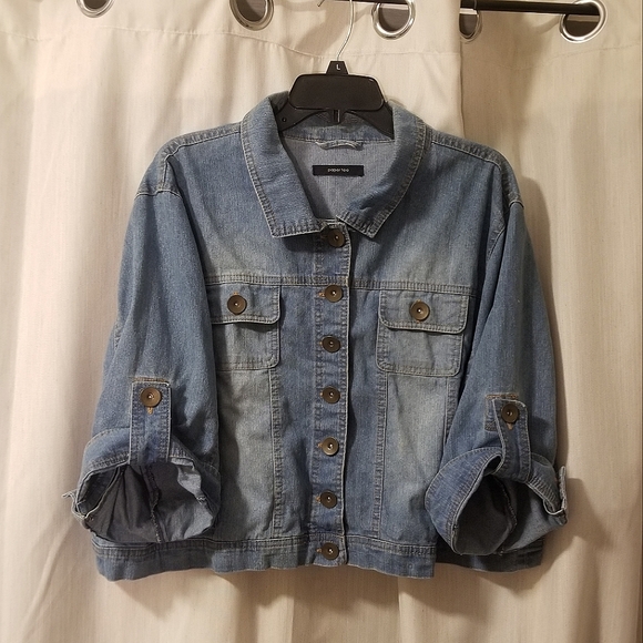 Paper Tee Blue Denim Jean Jacket - Picture 1 of 4